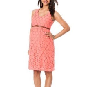 Motherhood maternity belted dress